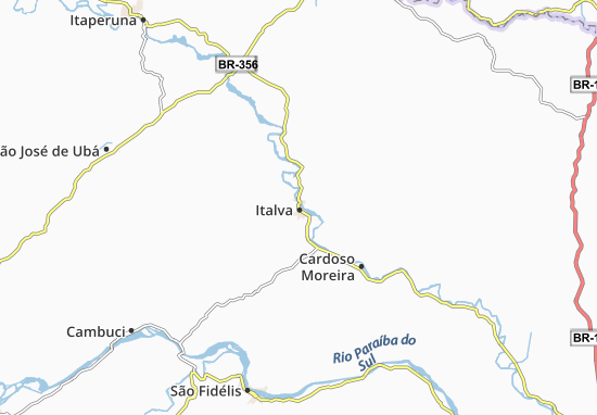 Karte Stadtplan Italva