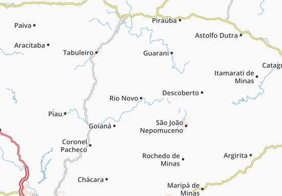 Karte Stadtplan Rio Novo