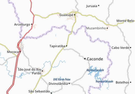 Kaart Plattegrond Tapiratiba
