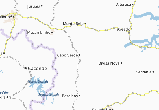 Karte Stadtplan Cabo Verde