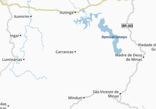 Kaart Plattegrond Carrancas