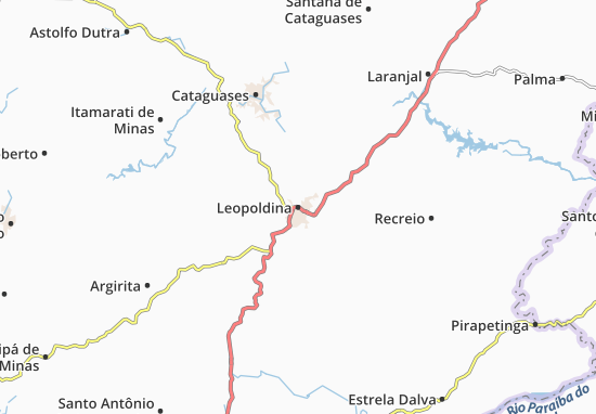 Kaart Plattegrond Leopoldina