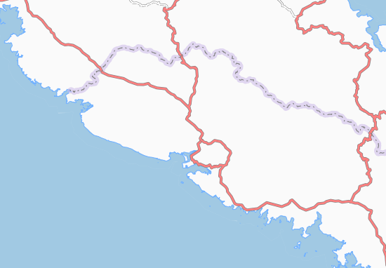 Mapa Bourail