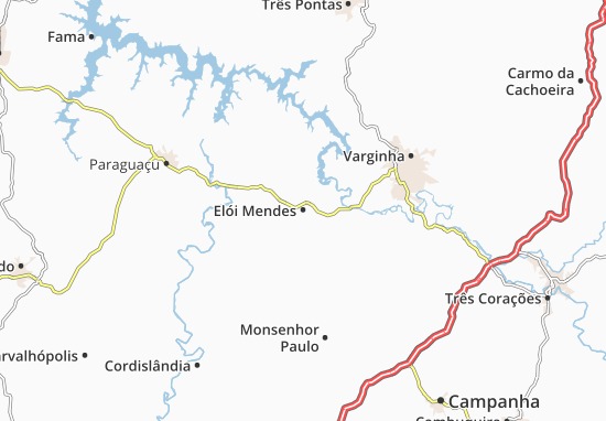 Karte Stadtplan Elói Mendes