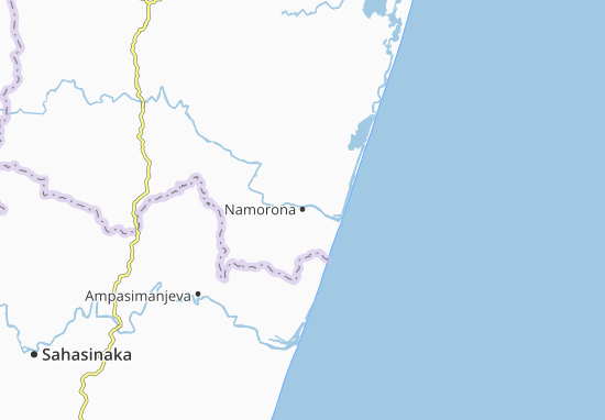 Karte Stadtplan Namorona