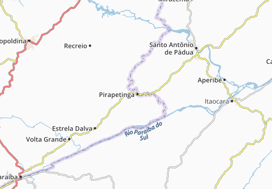 Mapa Pirapetinga