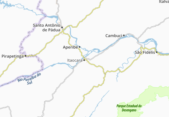 Mapa Itaocara