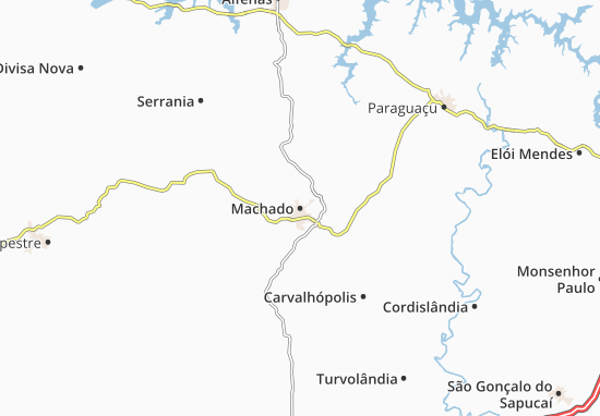 Karte Stadtplan Machado