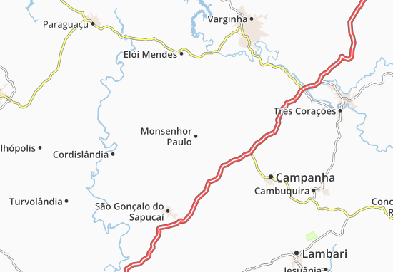 Mapa Monsenhor Paulo