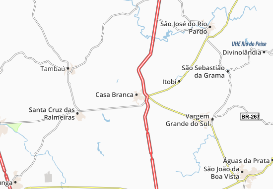 Kaart Plattegrond Casa Branca