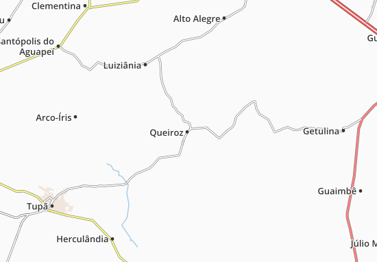 Karte Stadtplan Queiroz