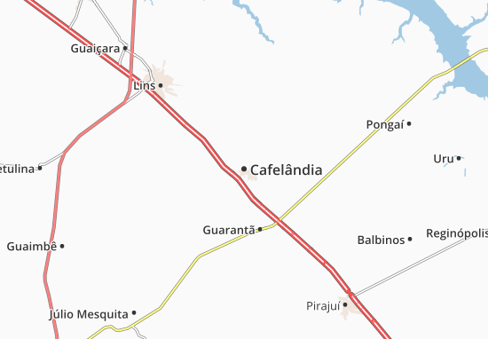 Cafelândia Map