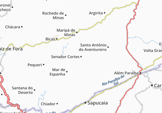 Karte Stadtplan Senador Cortes