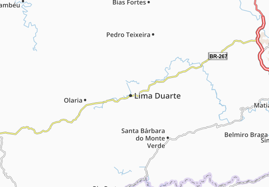 Karte Stadtplan Lima Duarte
