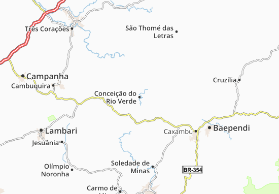 Conceição do Rio Verde Map