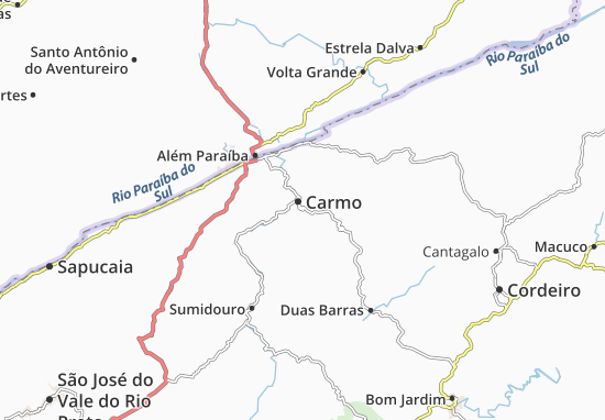 Kaart Plattegrond Carmo