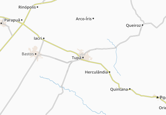 Tupã Map