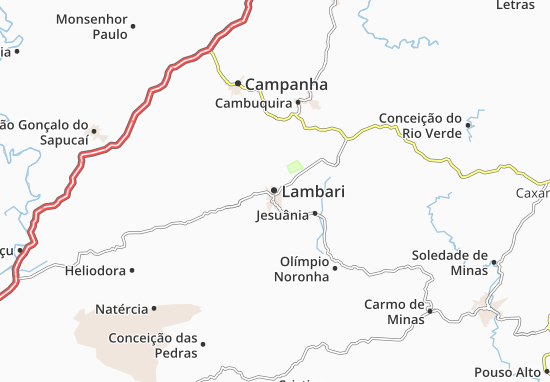 Mapa Lambari