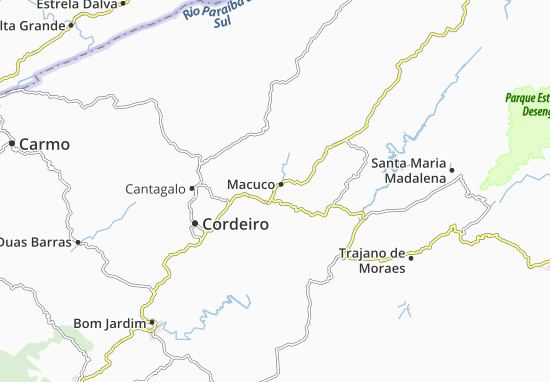Kaart Plattegrond Macuco