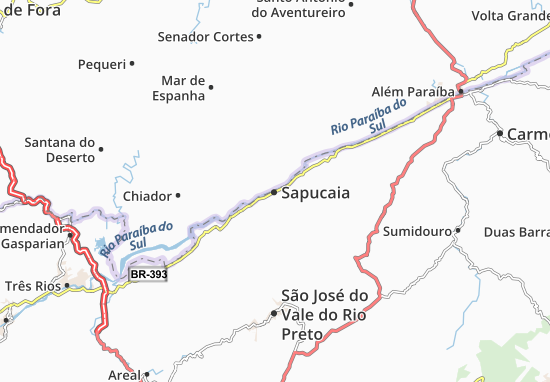Sapucaia Map