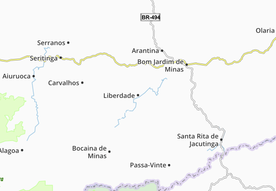 Karte Stadtplan Liberdade