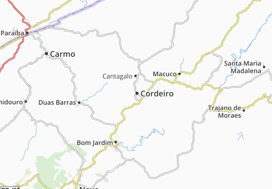 Kaart Plattegrond Cordeiro