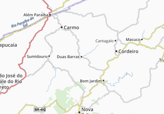 Karte Stadtplan Duas Barras