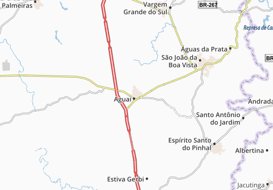 Aguaí Map
