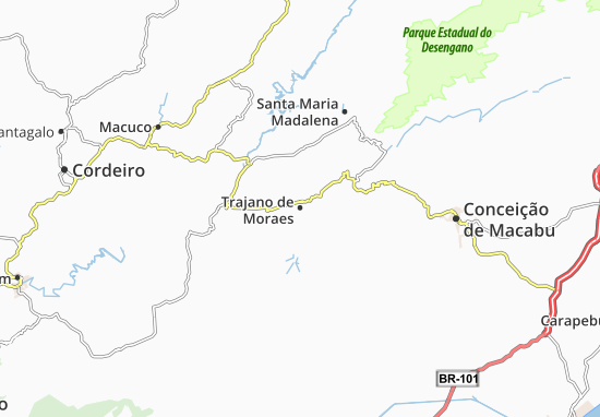 Trajano de Moraes Map