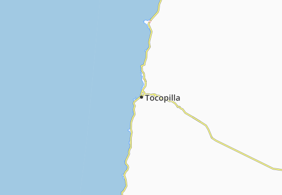 Kaart Plattegrond Tocopilla