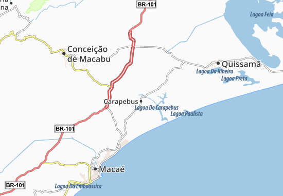 Carapebus Map