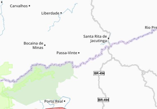 Karte Stadtplan Passa-Vinte