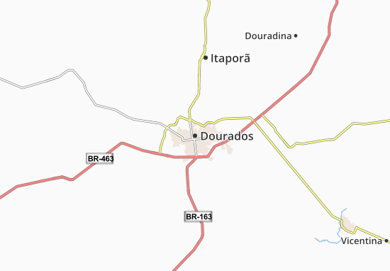 Karte Stadtplan Dourados