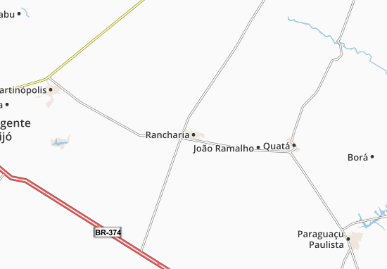 Karte Stadtplan Rancharia