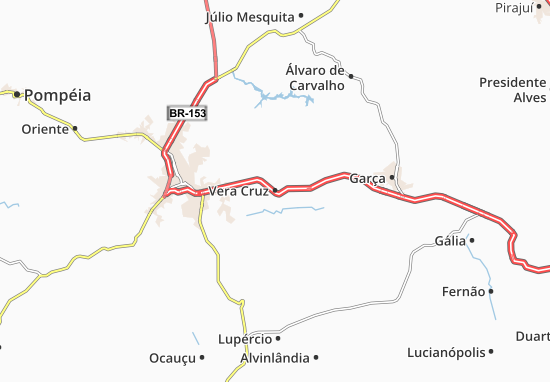 Karte Stadtplan Vera Cruz