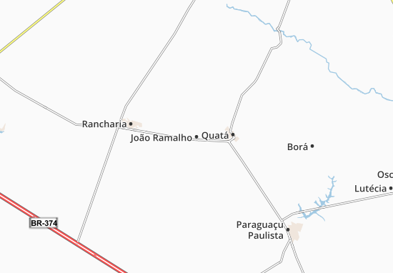 Kaart Plattegrond João Ramalho