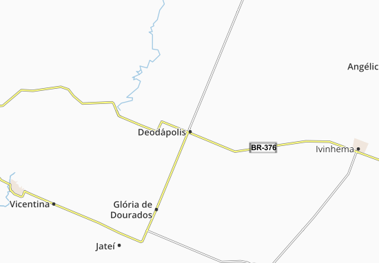 Karte Stadtplan Deodápolis