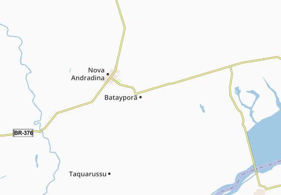 Kaart Plattegrond Batayporã