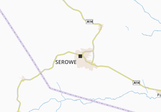 Serowe Map