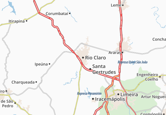 Carte-Plan Rio Claro