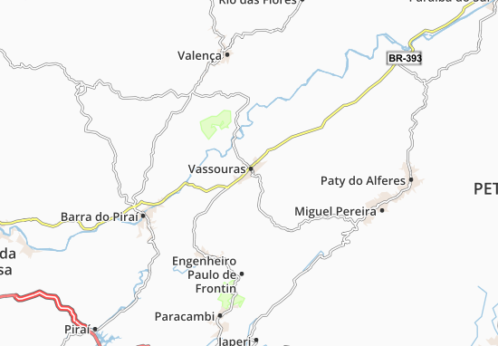 Vassouras Map