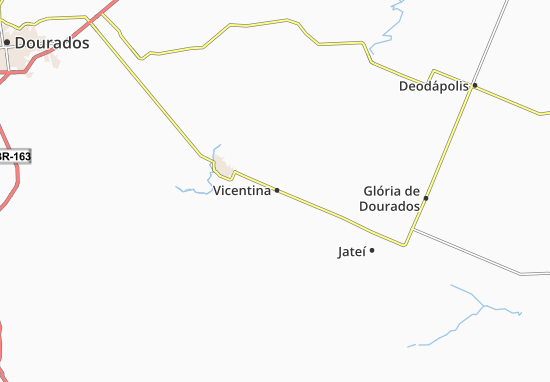 Kaart Plattegrond Vicentina