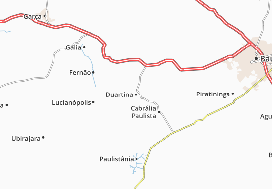 Duartina Map