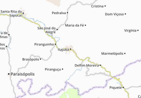 Mappe-Piantine Itajubá