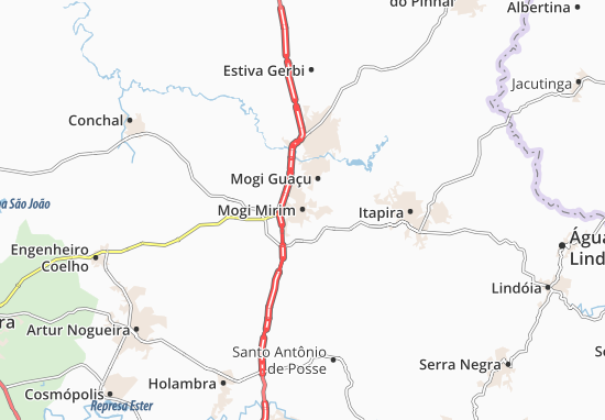 Mogi Mirim Map