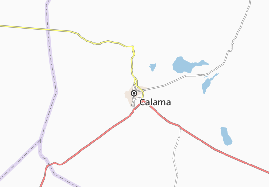 Karte Stadtplan Calama