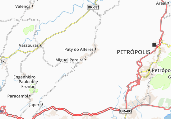Mapa Miguel Pereira