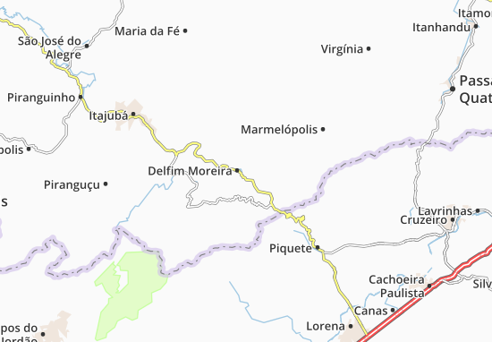 Mapa Delfim Moreira