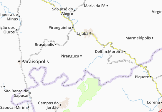 Piranguçu Map