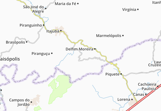 Kaart Plattegrond Wenceslau Braz